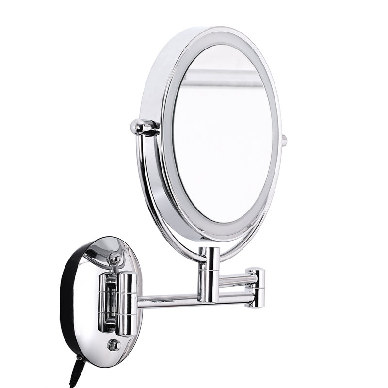 Ivy Bronx Jantzen Double Sided Modern Lighted Magnifying Shaving Mirror & Reviews Wayfair